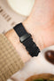 Hirsch PUSHER Clasp in BLACK