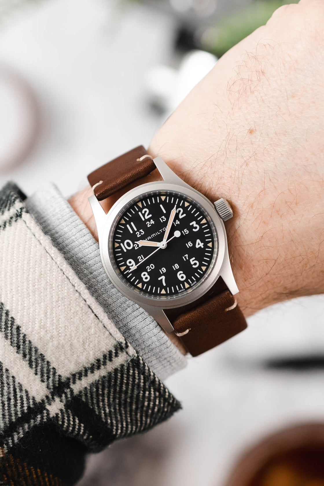 Hirsch Ranger Retro Watch Strap | Brown | WatchObsession UK – Watch ...