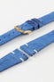 Hirsch SERRO Suede Watch Strap in Blue