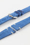 Hirsch SERRO Suede Watch Strap in Blue
