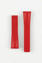 Hirsch SPEED Calfskin Deployment Watch Strap in RED