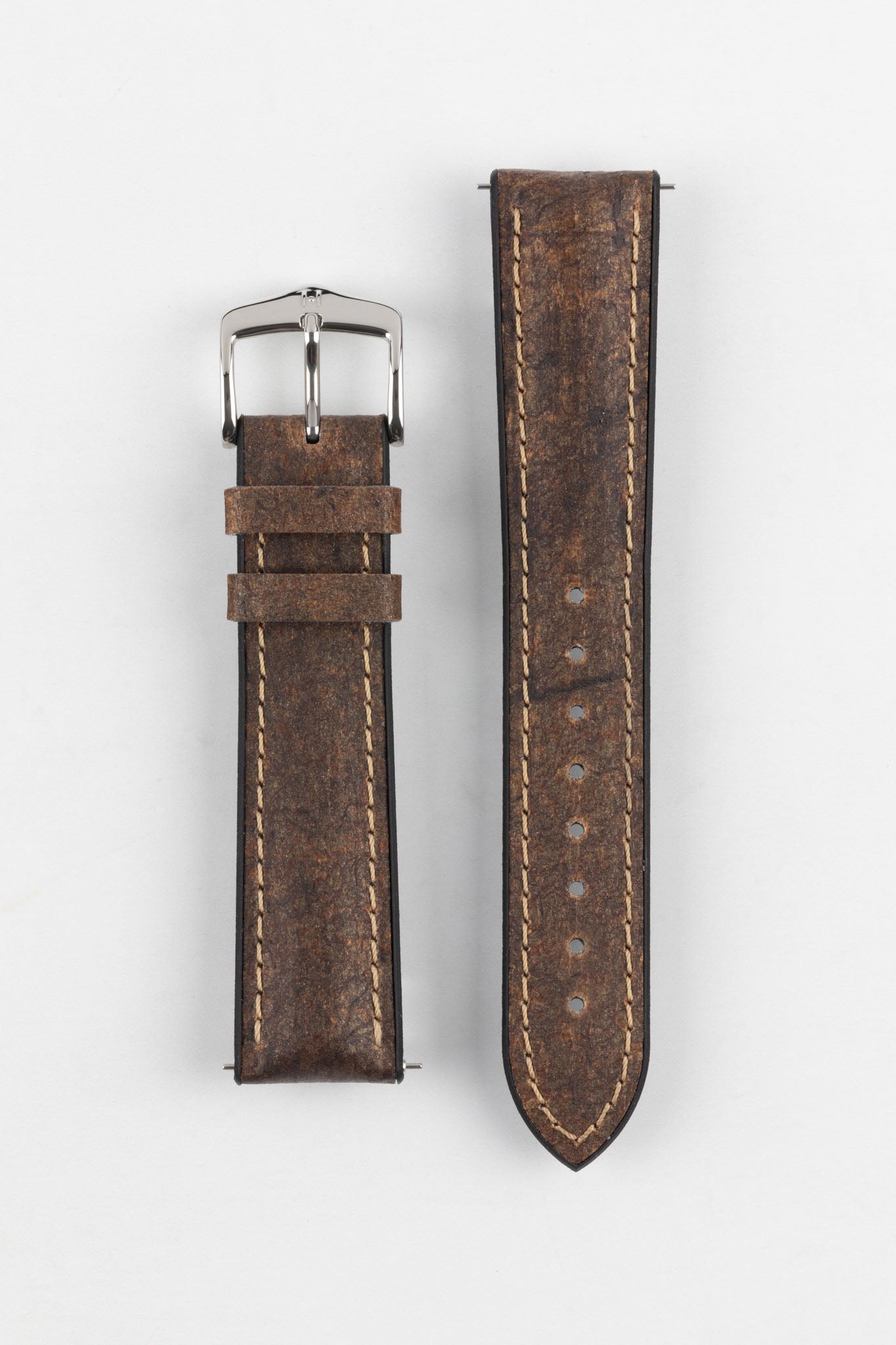 時計 Stone  belt brown Hirsch STONE Waterproof Watch Strap - BROWN | Watch Obsession