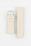 Hirsch TORONTO Quick-Release Fine-Grained Leather Watch Strap in BEIGE