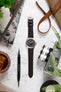 Hirsch TORONTO NQR Fine-Grained Leather Watch Strap in BROWN