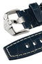 blue alligator leather strap 