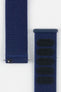 Hirsch VOCEM Fabric Watch Strap in BLUE