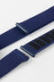 Hirsch VOCEM Fabric Watch Strap in BLUE
