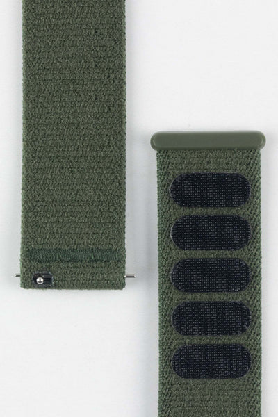 Hirsch VOCEM Fabric Watch Strap in GREEN