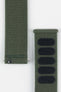 Hirsch VOCEM Fabric Watch Strap in GREEN