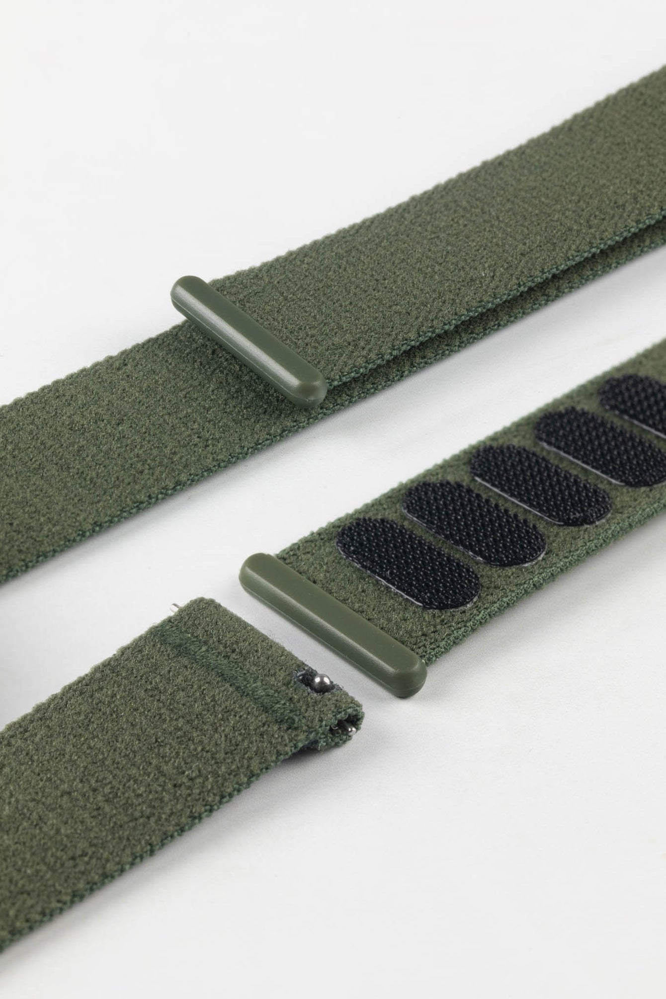 Hirsch VOCEM Fabric Watch Strap in GREEN