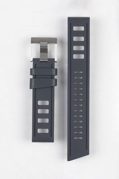 ISOfrane Rubber Dive Watch Strap in ANTHRACITE