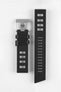 ISOfrane Rubber Dive Watch Strap in BLACK