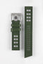 ISOfrane Rubber Dive Watch Strap in MILITARY GREEN