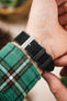 ISOSWISS WAFFLE Textured Rubber Diving Watch Strap in BLACK