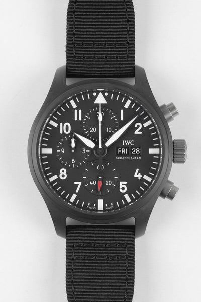 IWC Pilot's Watch Chronograph Top Gun - Black Dial