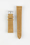 JPM Italian Suede Leather Watch Strap in BEIGE