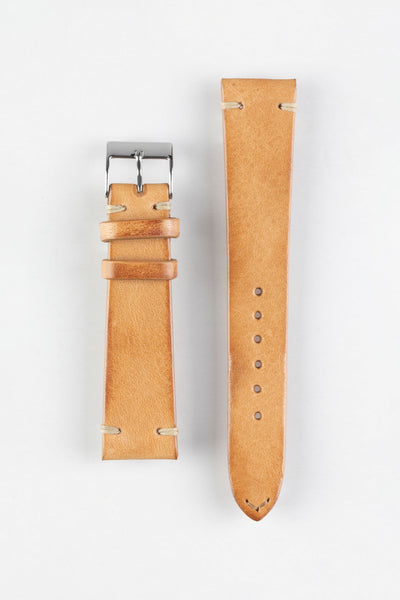 JPM Italian Vintage Leather Watch Strap in HONEY