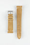 JPM Italian Vintage Suede Leather Watch Strap in BEIGE