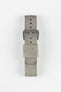 JPM Italian Leather One-Piece Watch Strap in TASSO GREY with Single Leather Keeper