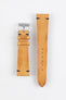 JPM NERO Vintage Leather Watch Strap in HONEY