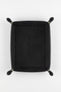 JPM Small Leather Valet Tray in BLACK