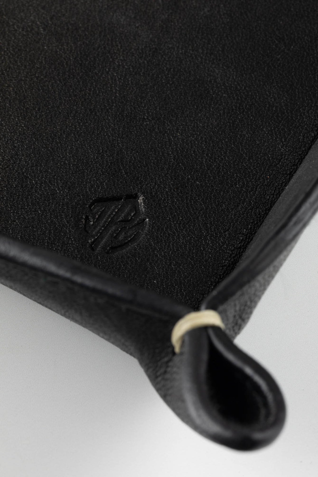 JPM Small Leather Valet Tray in BLACK
