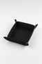 JPM Small Leather Valet Tray in BLACK