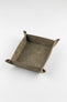 JPM Small Suede Leather Valet Tray in GREY