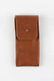 JPM Single Watch Leather Travel Pouch in Tan
