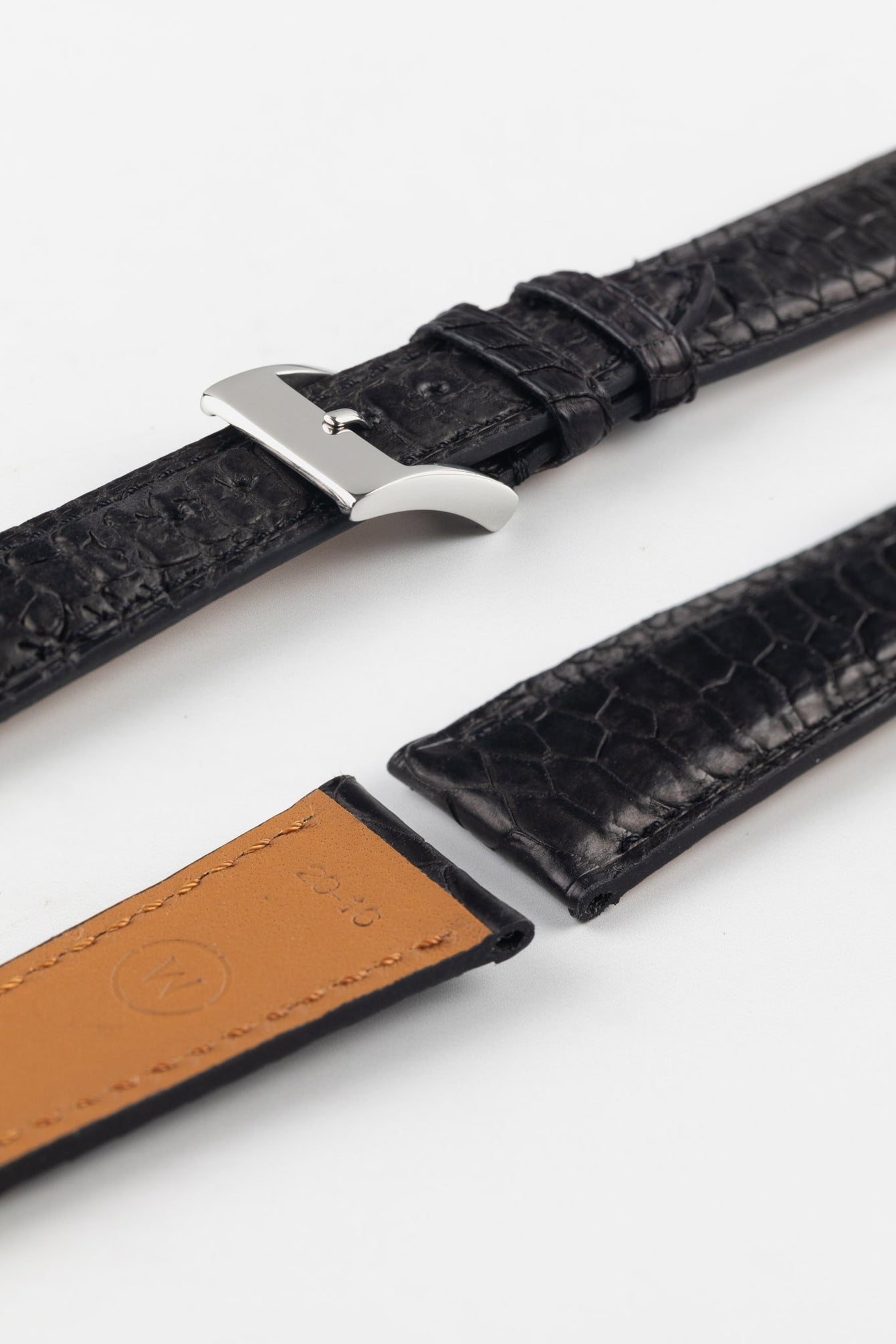 Classic Gallo Watch Strap in Matte Black