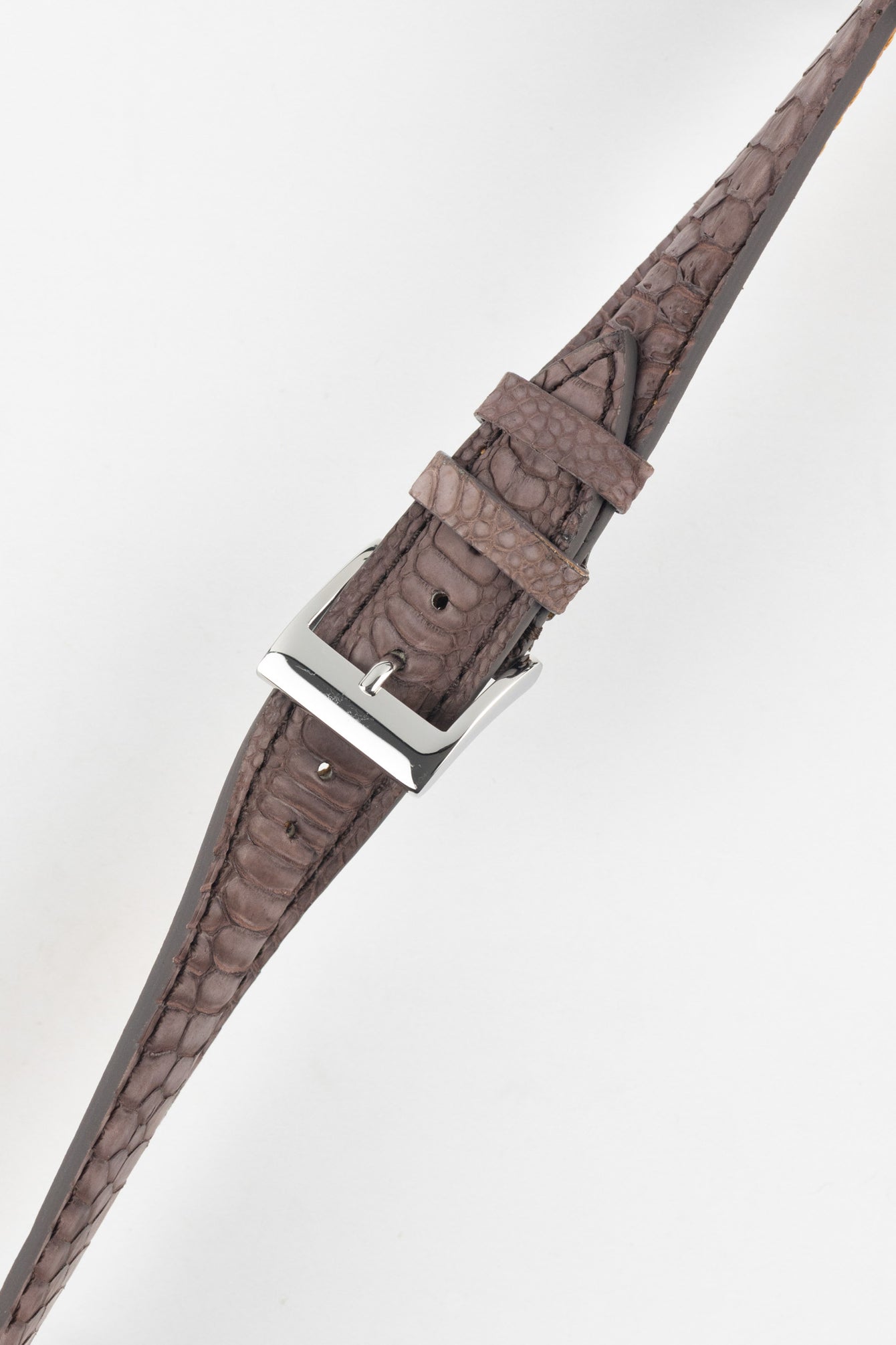 Classic Gallo Leather Watch Strap in Matte Vintage Brown