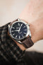 Classic Gallo Leather Watch Strap in Matte Vintage Brown