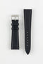 Classic Saffiano Leather Watch Strap in Black