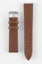 Morellato ABETE Buffalo-Embossed Vegan Leather Watch Strap in GOLD BROWN