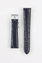 Morellato AMADEUS Genuine Alligator Watch Strap in DARK BLUE
