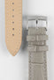 Morellato BOLLE Alligator-Embossed Calfskin Leather Watch Strap in LIGHT GREY