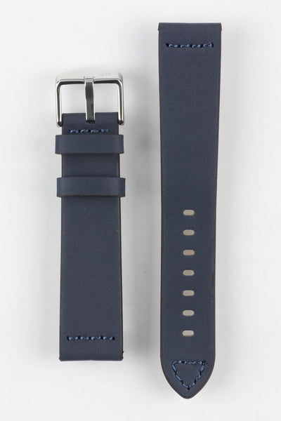 Morellato BRAMANTE Vintage Calfskin Leather Watch Strap in BLUE