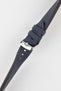 Morellato BRAMANTE Vintage Calfskin Leather Watch Strap in BLUE