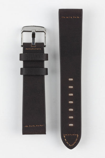 Morellato BRAMANTE Vintage Calfskin Leather Watch Strap in BROWN