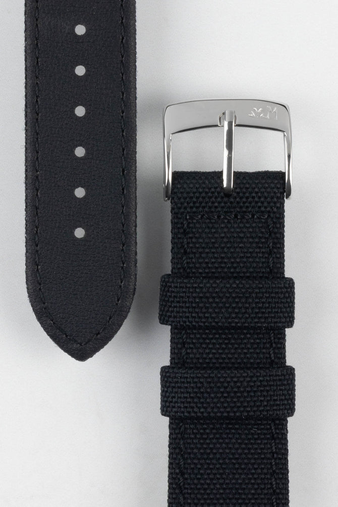 Morellato CORDURA 2 Water-Resistant Fabric Watch Strap in BLACK