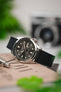 Morellato CORFÙ Recycled Gabardine Fabric Watch Strap in BLACK