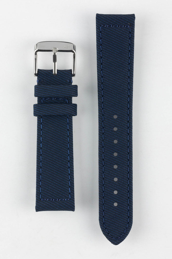 Morellato CORFÙ Recycled Gabardine Fabric Watch Strap in BLUE