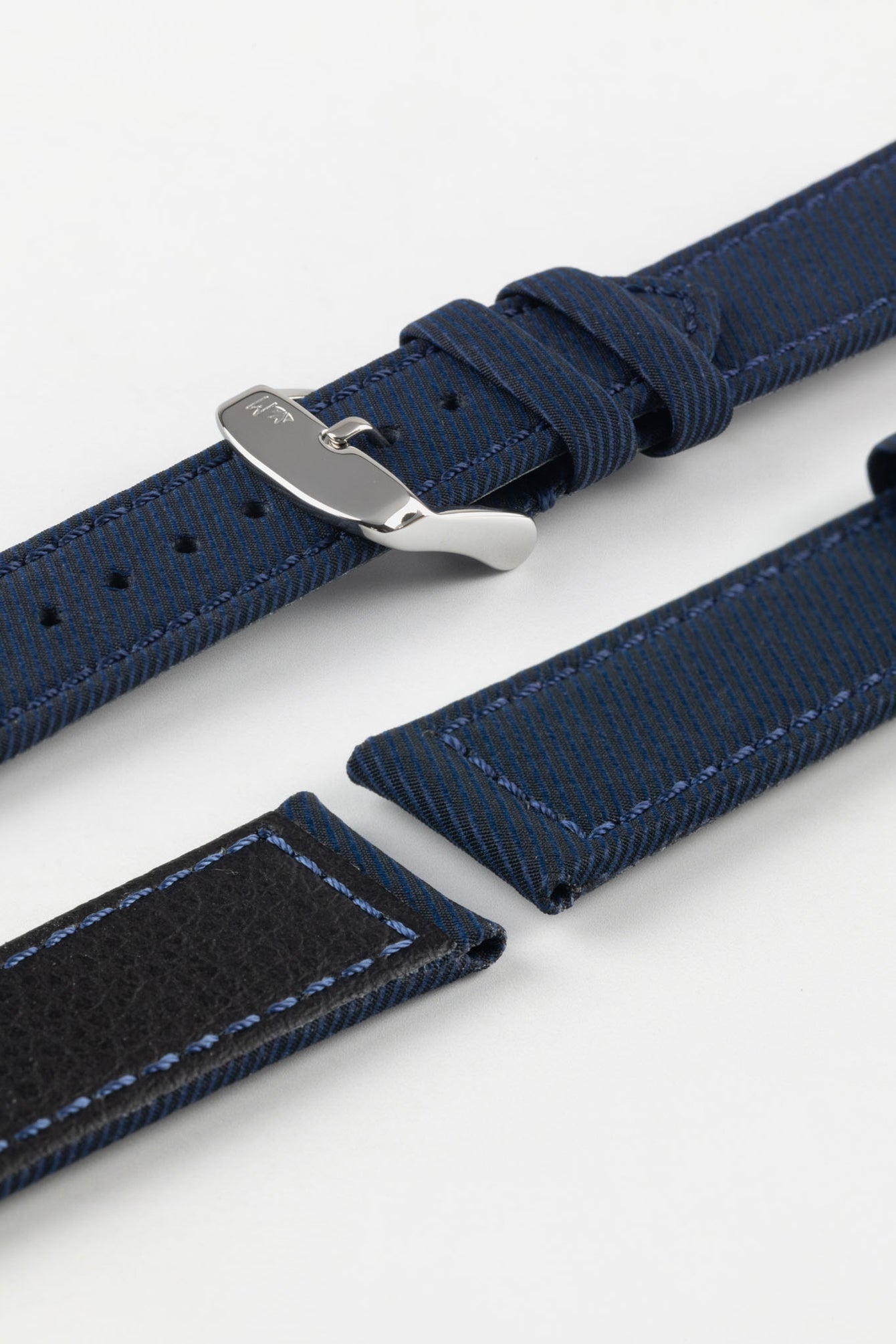 Morellato CORFÙ Recycled Gabardine Fabric Watch Strap in BLUE