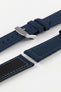 Morellato CORFÙ Recycled Gabardine Fabric Watch Strap in BLUE