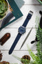 Morellato CORFÙ Recycled Gabardine Fabric Watch Strap in BLUE