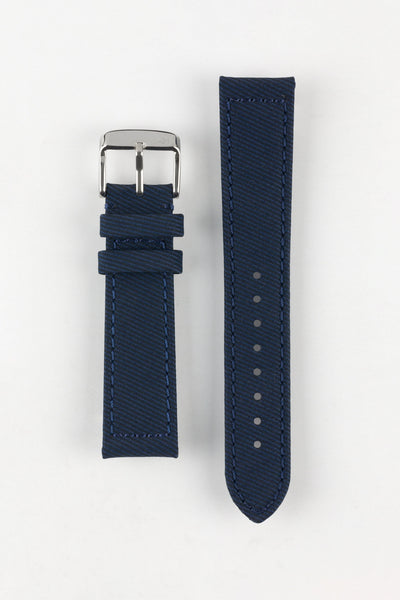 Morellato CORFÙ Recycled Gabardine Fabric Watch Strap in BLUE