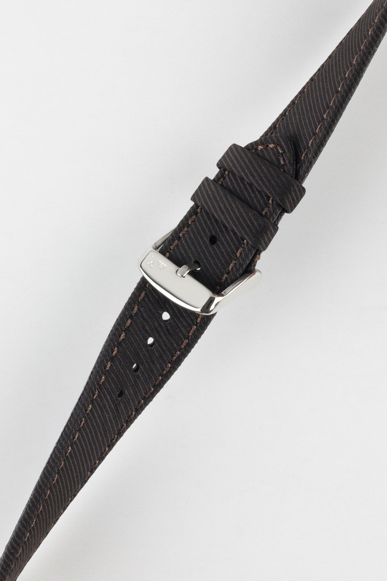 Morellato CORFÙ Recycled Gabardine Fabric Watch Strap in BROWN