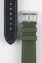 Morellato CORFÙ Recycled Gabardine Fabric Watch Strap in GREEN