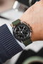 Morellato CORFÙ Recycled Gabardine Fabric Watch Strap in GREEN