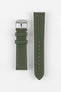Morellato CORFÙ Recycled Gabardine Fabric Watch Strap in GREEN